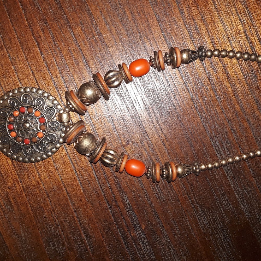 Orange necklace